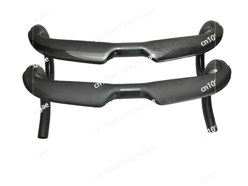 All carbon fiber road bicycle handlebars, ultra light handlebars, internal wiring, small handlebars, lightweight