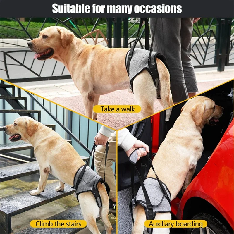 Adjustable Dog Sling Back Legs Hip Support Pet Dogs Aid Assist Tool For Aid And Ligament Rehabilitation Lift Harness