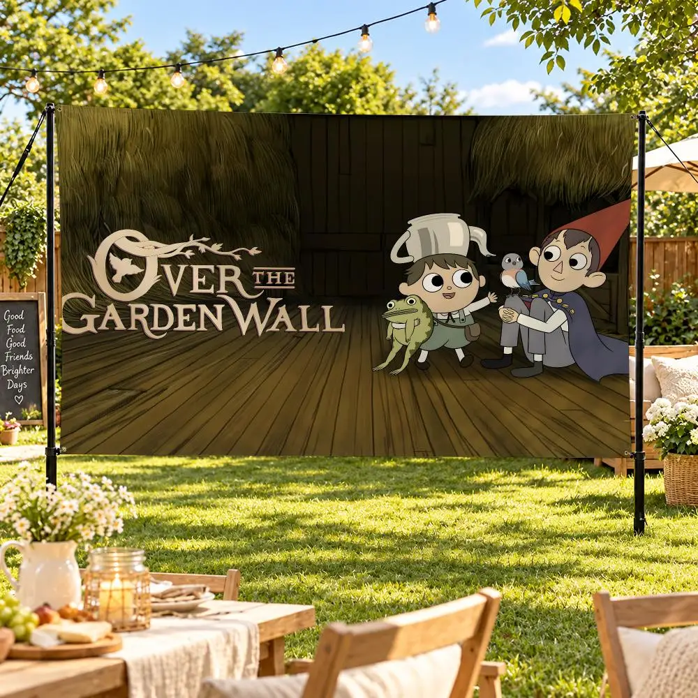 1PC The Art Of Over The Garden Wall Flags Suitable For Party Club Outdoor Interior Wall Art Decoration Banner Fans Gift