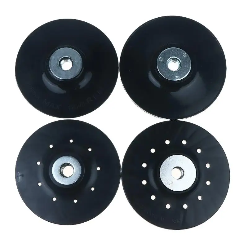 

1Pc Sanding Disc Backing Pad Grinder Attachment For Angle Grinders Power Tools Accessories Dedicated Steel Paper Tray
