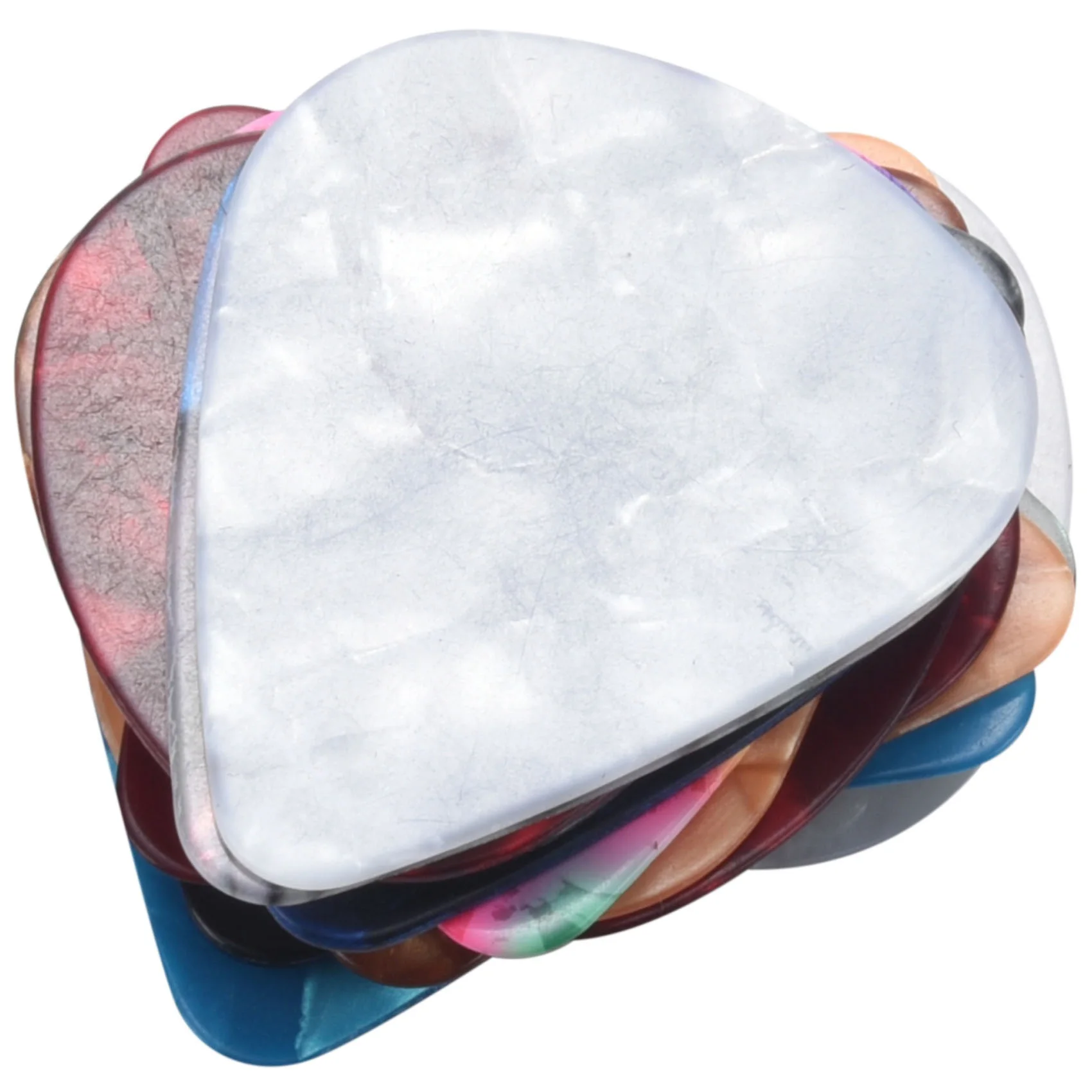 

20 шт., тонкие гитарные медиаторы диаметром 0,46 мм/0,71 мм