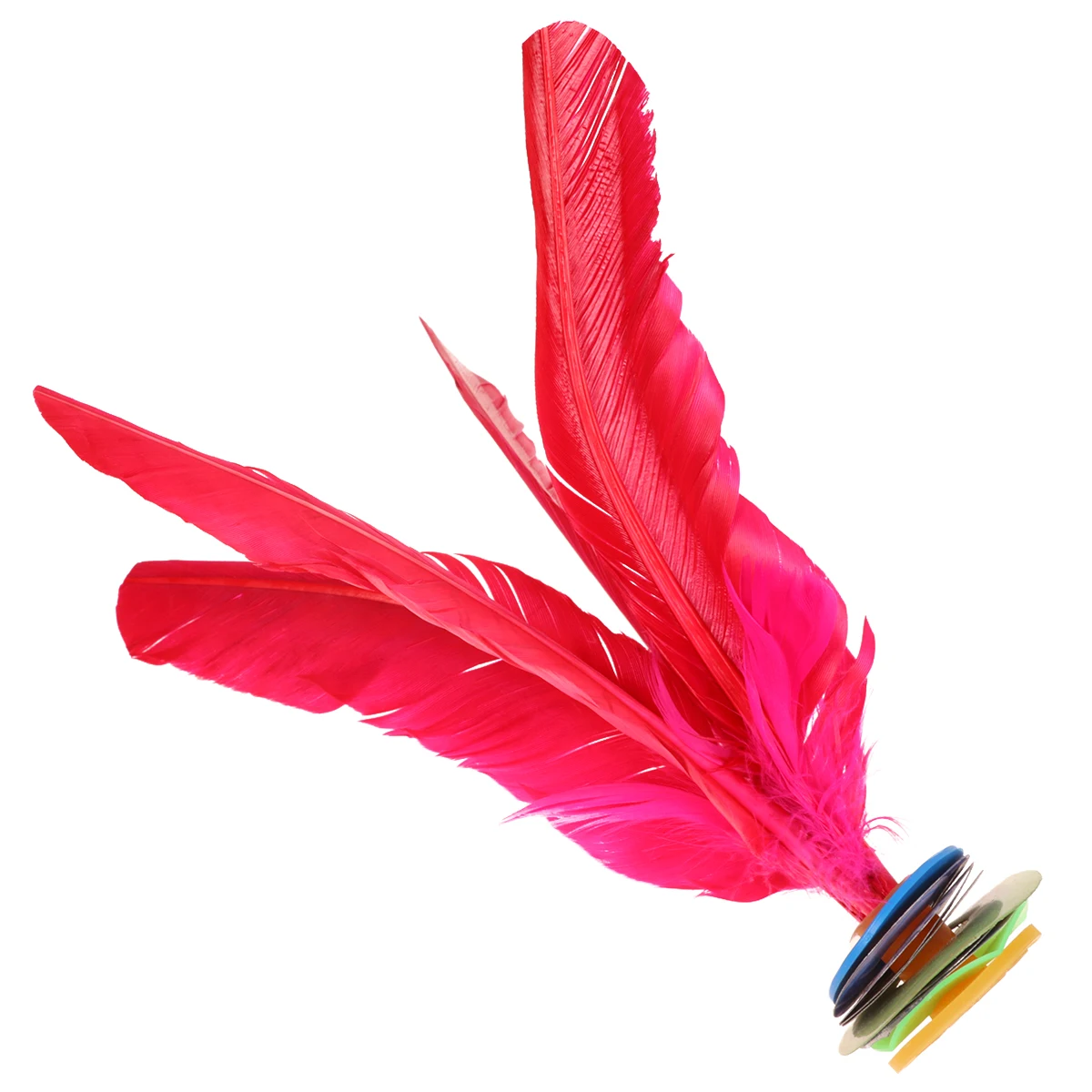 

2pcs Chicken Shuttlecock Toy Material Kicking Game Indoor Outdoor Exercise Match Multiplayer Fun Sports