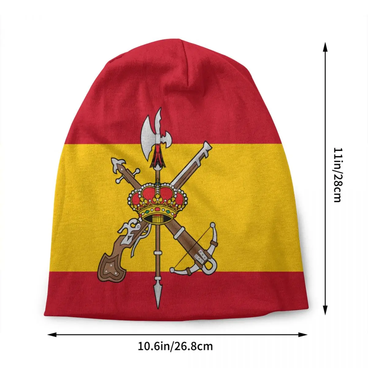 Spanish Legion Flag Bonnet Hats Cool Knit Hat For Men Women Autumn Winter Warm Spain Army Proud Skullies Beanies Caps