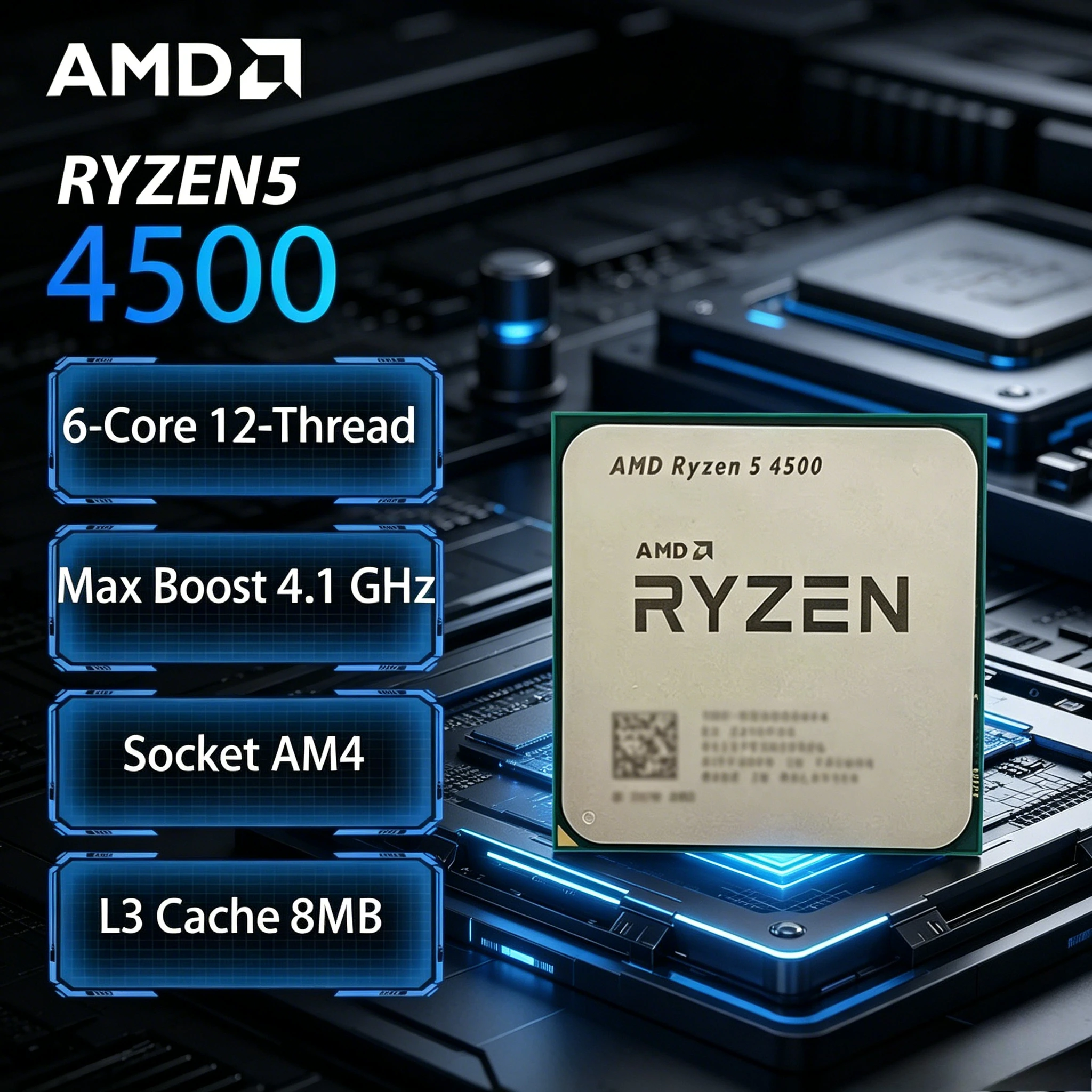Amd Cpu Ryzen 5 - New AMD Ryzen 5 4500 Desktop