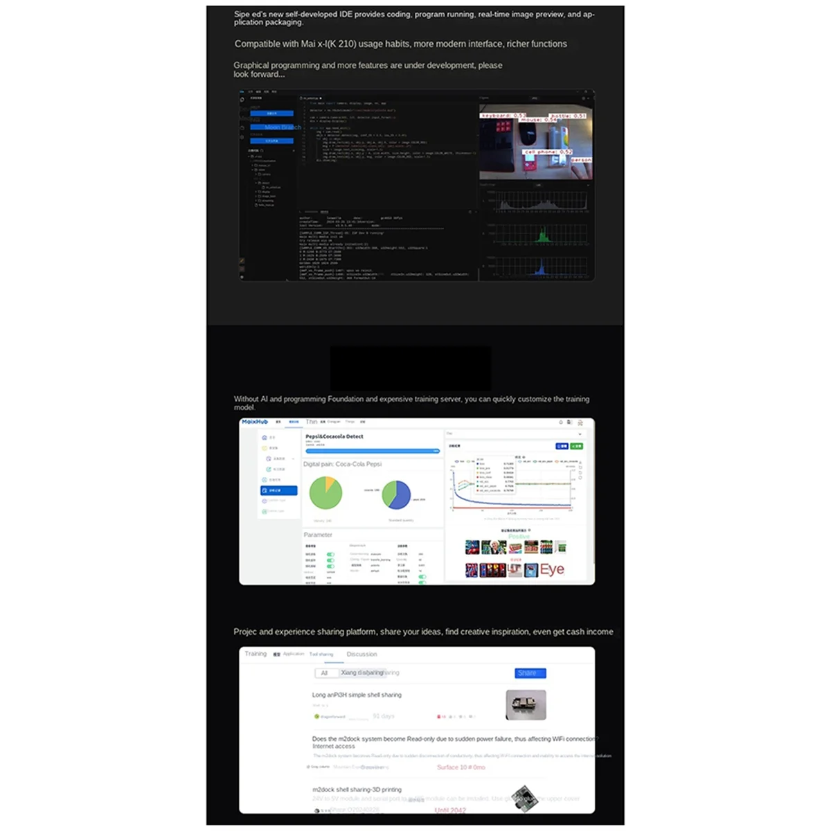 Плата разработки AT87-MaixCAM NPU RISCV AI Visual Audio Последовательный порт WIFI6