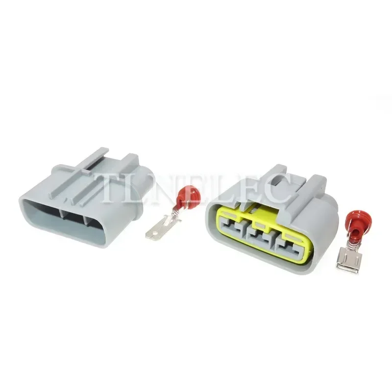 3 Pin Way Gray Left Slot Car Automotive Waterproof Electronic Fan Plug Sealed Connector with Terminal