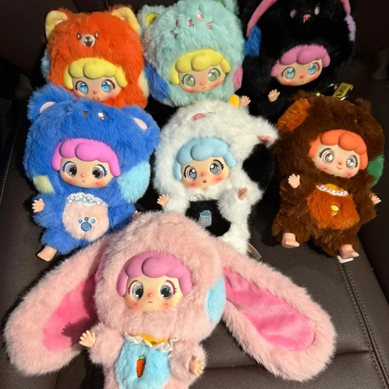 

Аутентичная детская Threemia, милые друзья, заметка, слепая коробка, модная брендовая сумка для игр, подвеска, милая кукла, украшение, подарок на день рождения