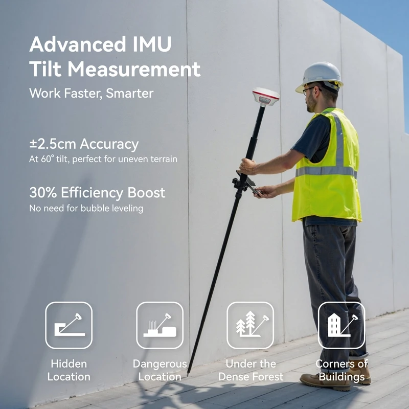 SINO T10 Plus Latest Super IMU GPS GNSS RTK Measurement Equipment,with 1590 Channels,Longer Battery Life,Super Integrated Radio