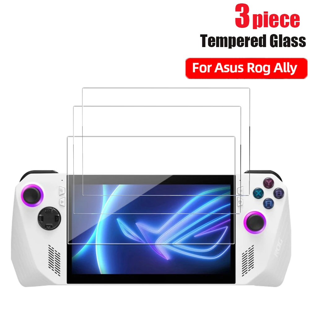 3/2/1PCS Protective Tempered Glass For ASUS Rog Ally Shockproof Protective for ASUS Rog Ally Anti-scratch Screen Protective Film