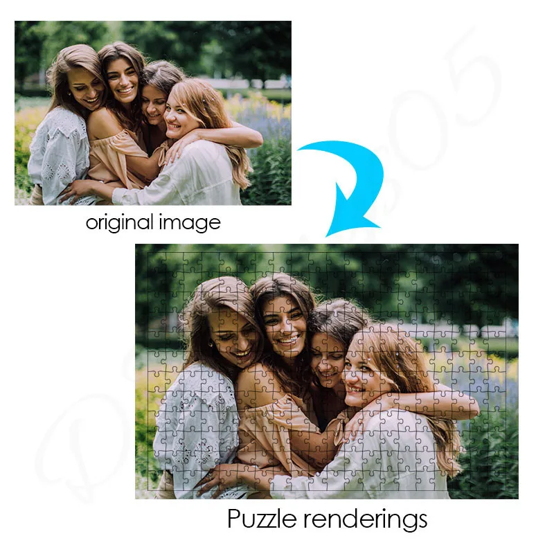 Custom Cardboard/wooden Puzzles Your Own Picture Personalized Puzzles Customized for Kids Adult Birthday Anniversary Gift Toys