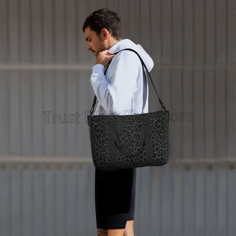 Leopard Print Travel Duffle 6