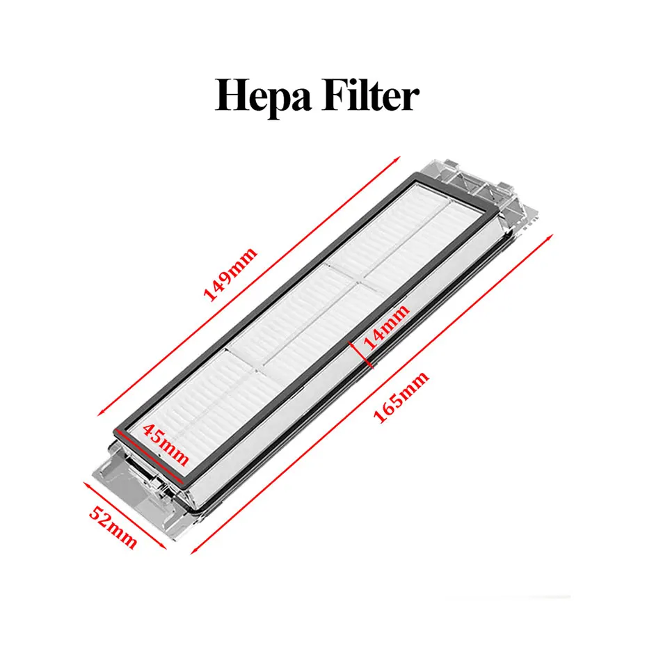 Hepa-Filter Hauptbürste Seitenbürste Ersatzteile für Xiaomi Mi 1s 1st Roborock S5 S50 Max Mijia Roboter Staubsauger Zubehör – Detail 4