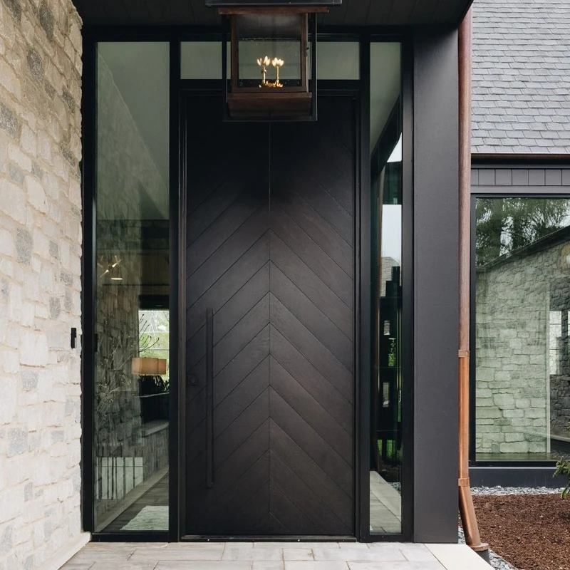 

*&Premium Aluminum Front Entry Security Door With Thermal Break Structure for High End House Projects