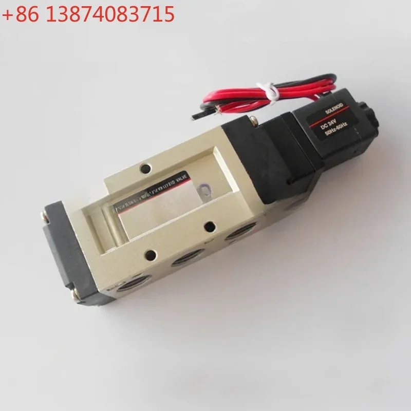YSVF5120 VF5120 3/8" Inlet Outlet Exhaust Two solenoid valve 2 Position 5 way Pneumatic Air Solenoid Valve 24V DC