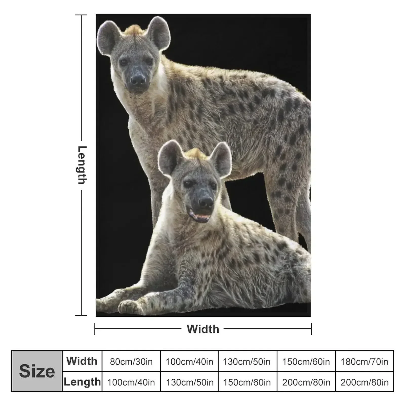 Hyenas on safari in Kenya / Africa Throw Blanket christmas decoration Winter beds Blankets