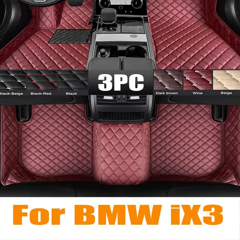 

Автомобильные коврики для BMW iX3 2020, изготовленные на заказ автомобильные подушечки для ног, автомобильный ковер, внутренняя отделка автомобиля 0601