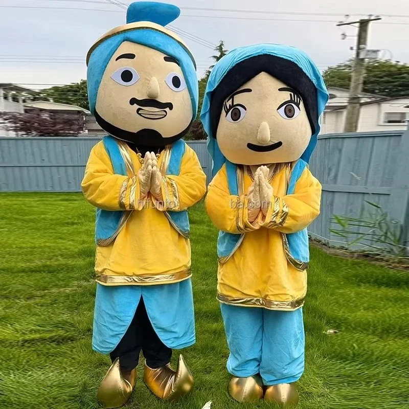Disfraz de Mascota Árabe de Disney para Halloween, Ramadán, Carnaval, Disfraz Personalizado para Mujer, Hombre, Adulto, Fiesta