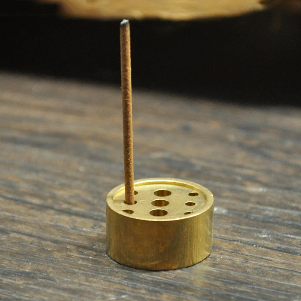 

10Pcs Zinc Alloy Nine Holes Incense Burner Holder Retro Design Incense Stick Tray Metal Incense Dish