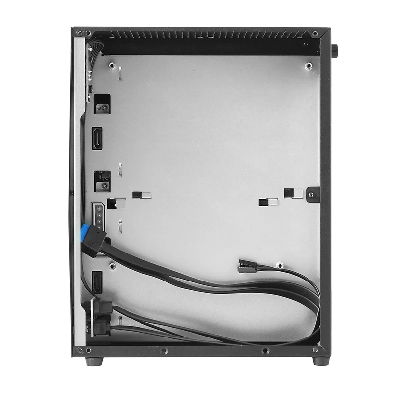 4.5L Mini Desktop Case with Hot-Swappable 3.5-inch Hard Drives; ITX Mini NAS Case; Ideal for Home Office and Network Environment