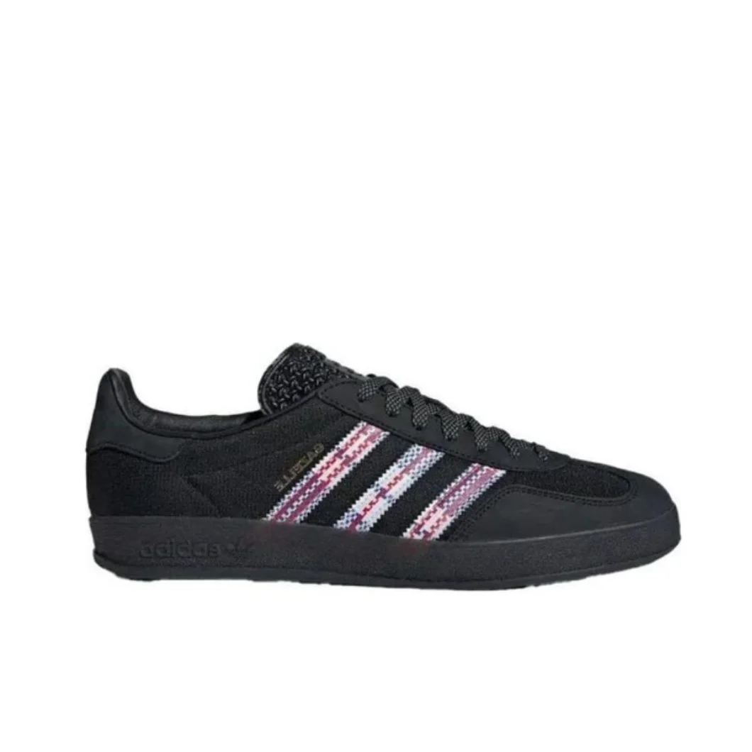 Adidas Gazelle indoor Low Men and Women Sneaker classic trend Shoes Soft and comfortable casual shoes Light and breathable black