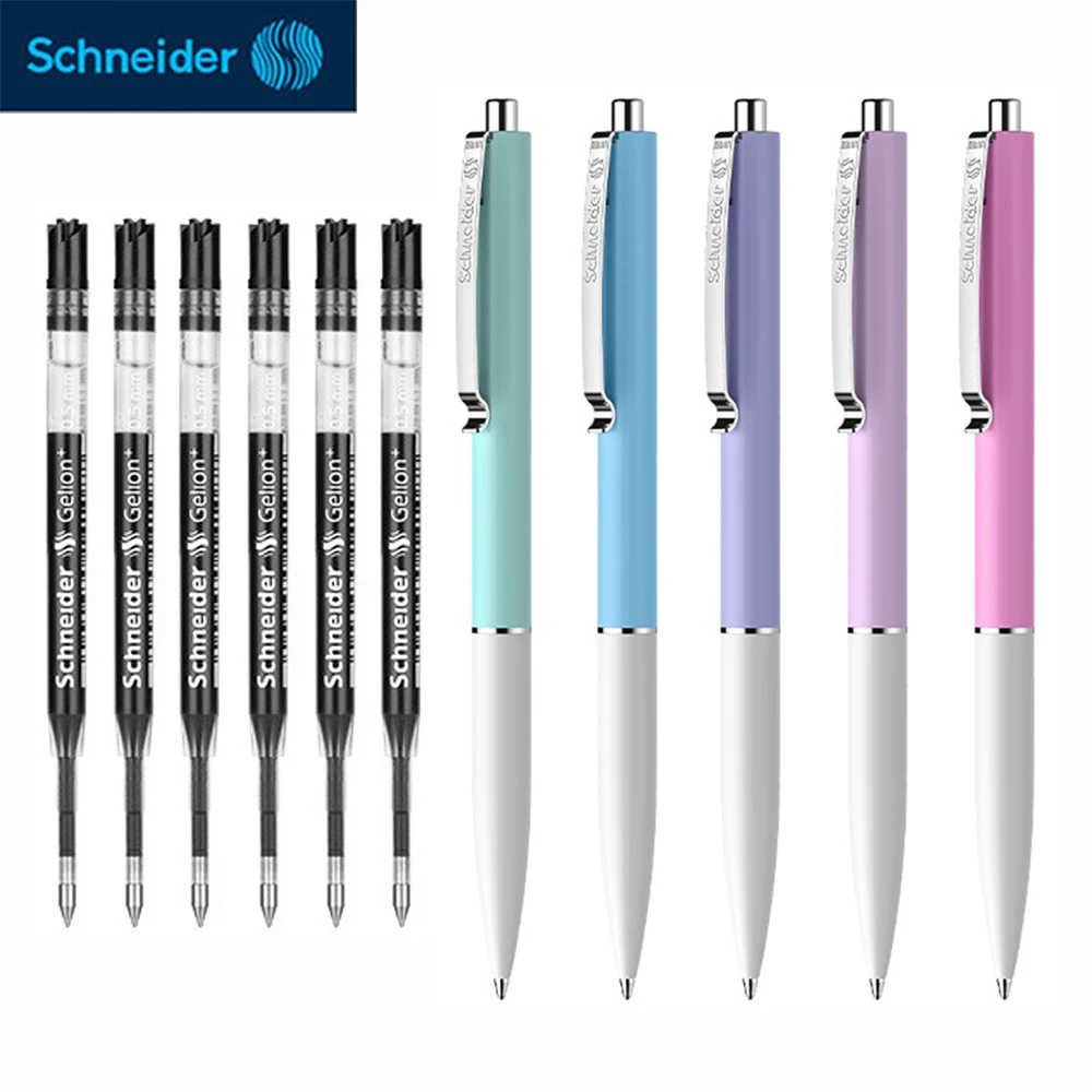 

1+3refill German Schneider Gel Pen Alice Quick Drying Replaceable G2 Refill Student Writing Test Black 0.5mm School Stationery