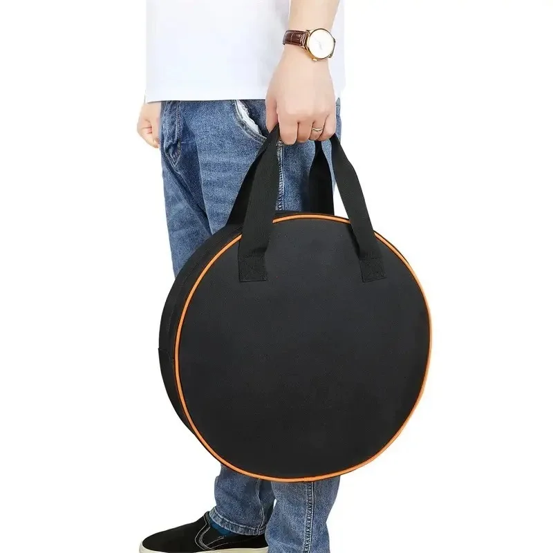 Waterproof Oxford Cloth Car Charging Cable Storage Bag Round Portable Auto Tools Organizer Black Green Carry Pouch
