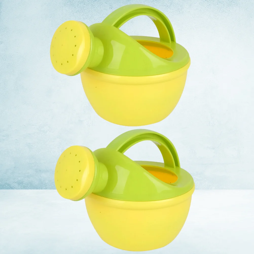 

2 PCS Baby Watering Can Bath Items Flower Kids Toy Beach Decorative Toys for Toddlers Bathtub Girl