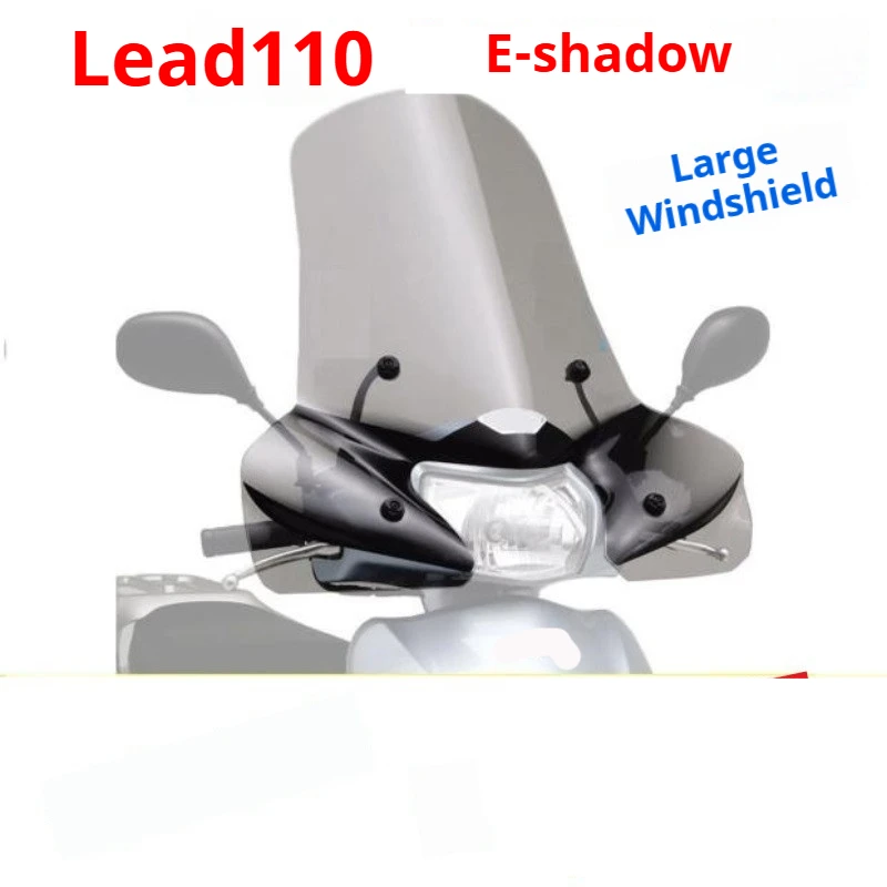 Chest‑Protection Front Windshield Rain Deflector Panel Fit Honda Lead110 E‑Shadow 110 Scooter Modification Accessories