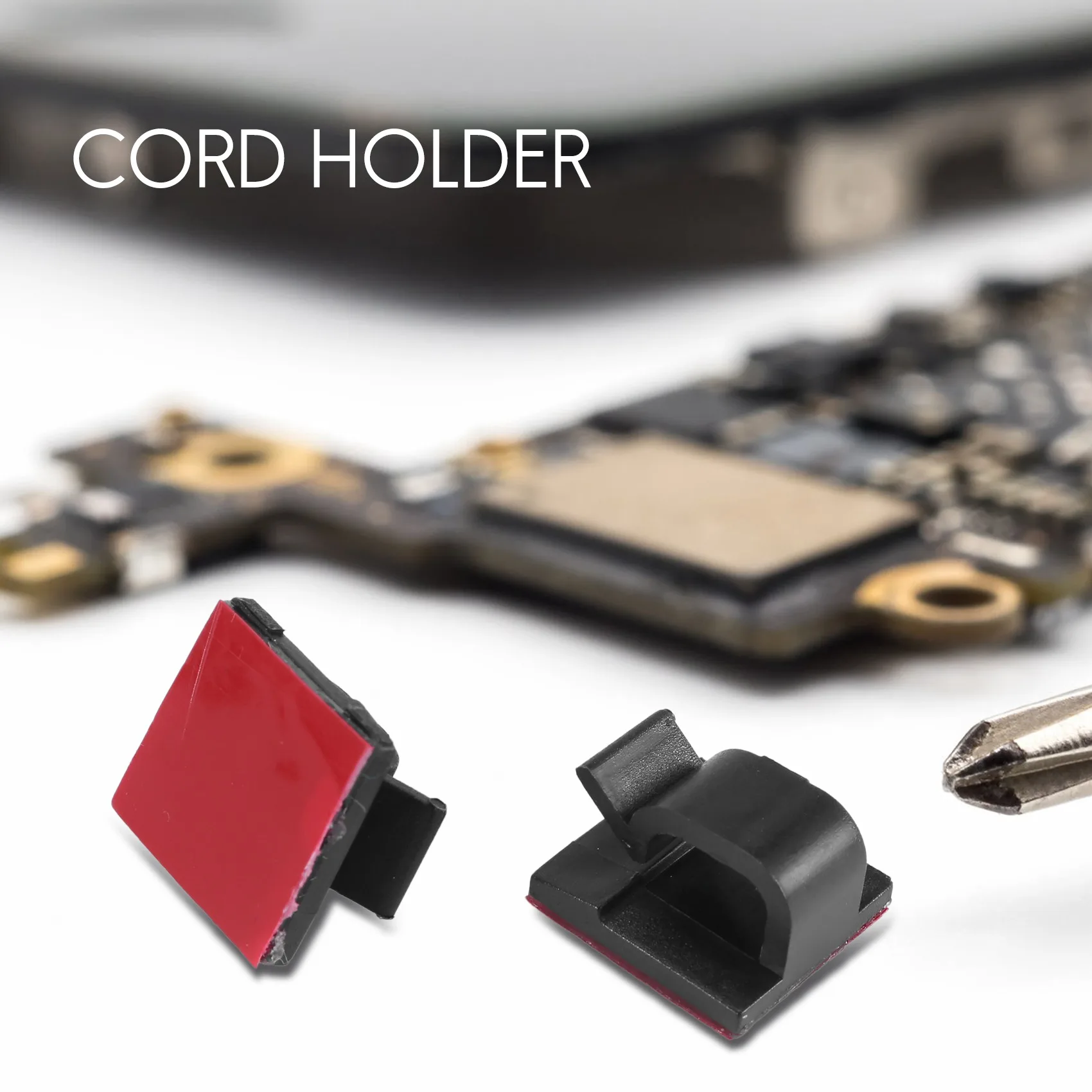 AU49_50 fascette per cavi con nastri, organizer per cavi, per ufficio e casa