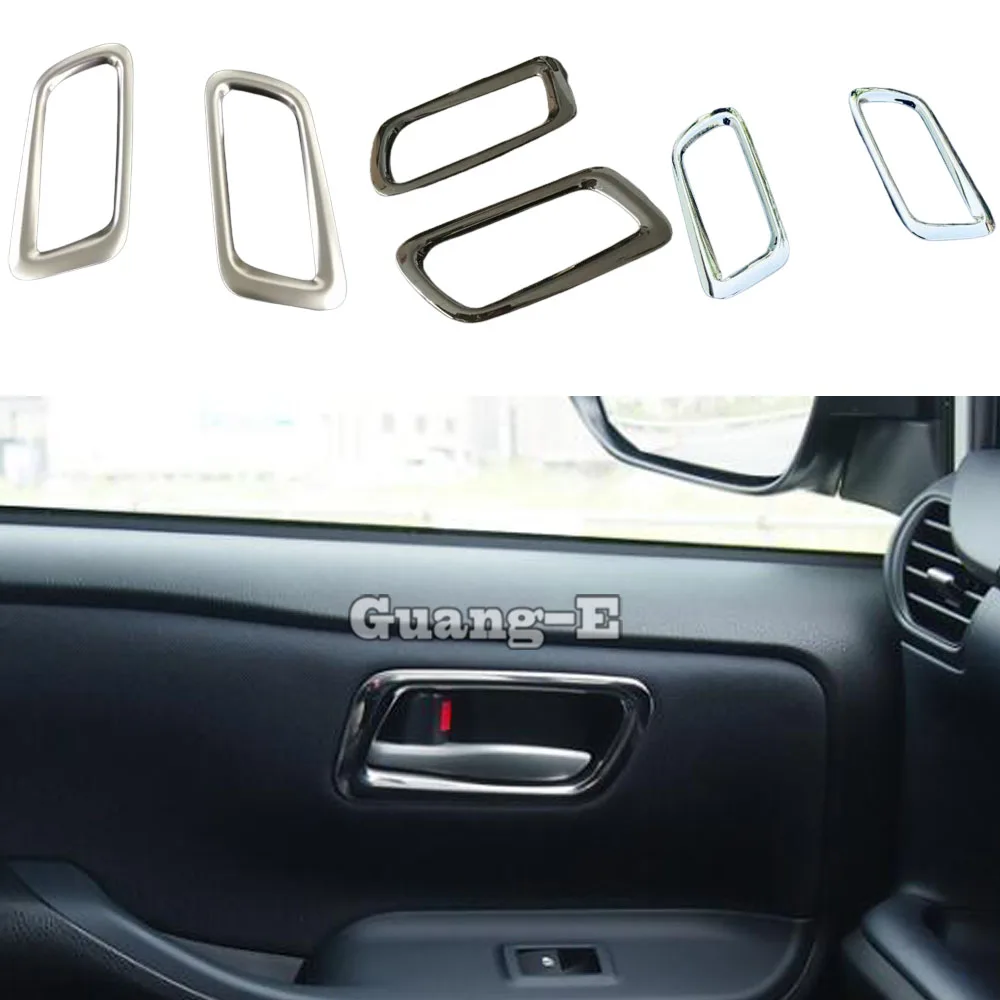 

For Toyota Noah Voxy 80 Series 2015 2016 2017 2018 2019 2020 2021 Car Sticker Handrail Trim Frame Door Inner Handle Bowl Armrest