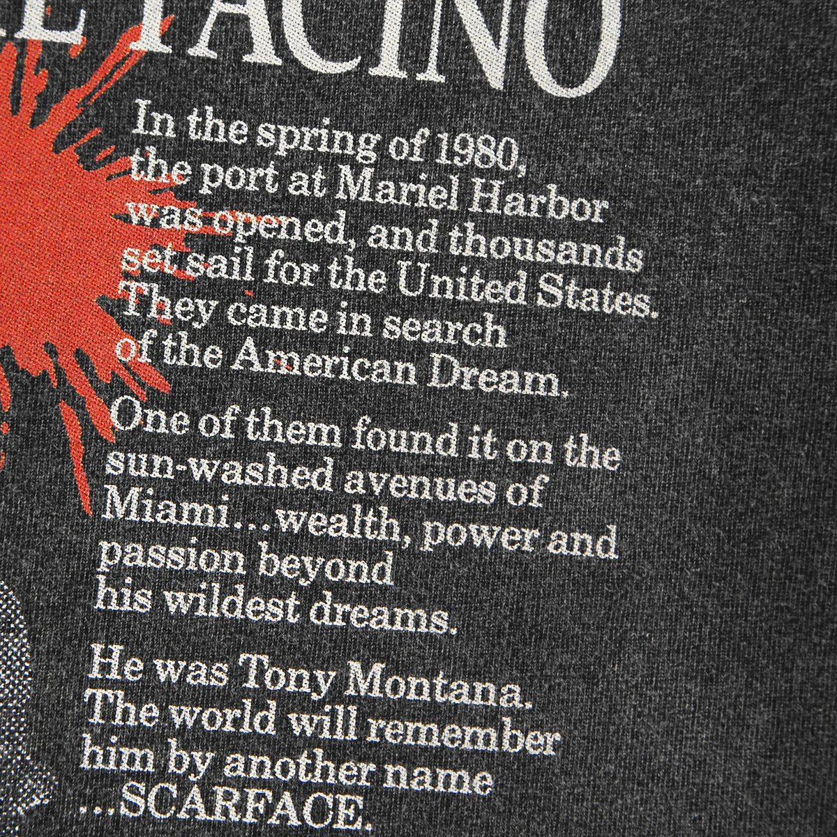 Scarface T-Shirt Say Hello To My Little Friend Al Pacino Movie Donnie Brasco Dog Day Afternoon Cotton Summer Black Tee Shirt