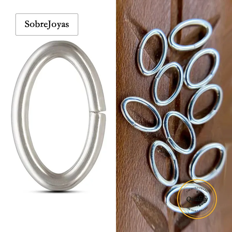 

925 Sterling Silver Open Oval Jump Rings For Making DIY Jewelry Findings 50Pcs, Jump Rings, 100Pcs, Open Jump Rings