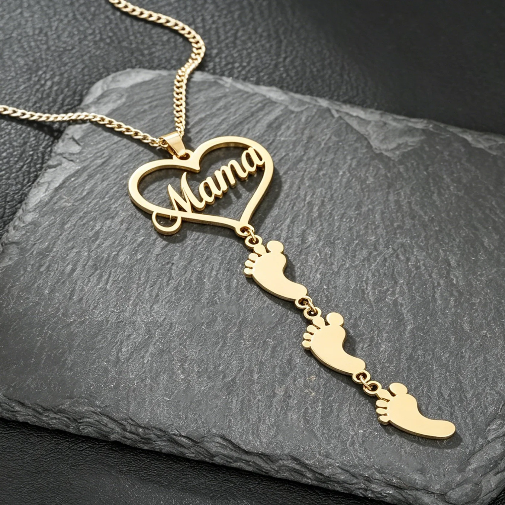 Custom Name Stainless Steel He - Engraved Name Necklace ulasan dan harga