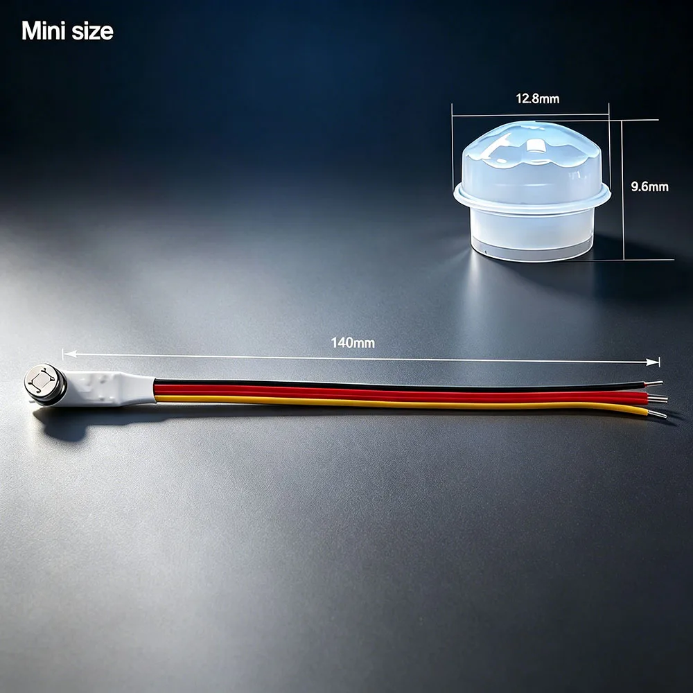 Mini Split PIR Motion Sensor DC3.7-24V Extend Bend Vertical Probe Infrared Detector Auto Switch For Cabinet Wardrobe LED Strip view 2