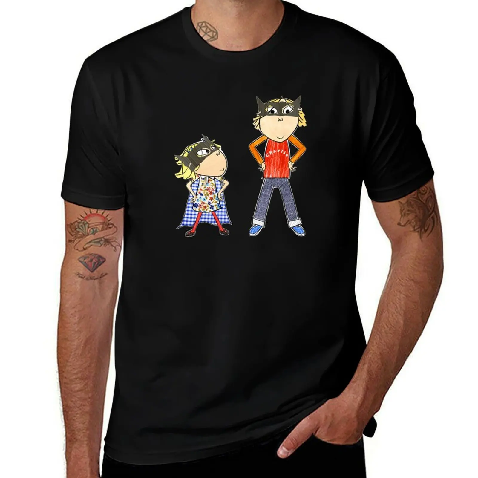 

Charlie and Lola T-Shirt Basic Casual Wear Short Sleeve Top