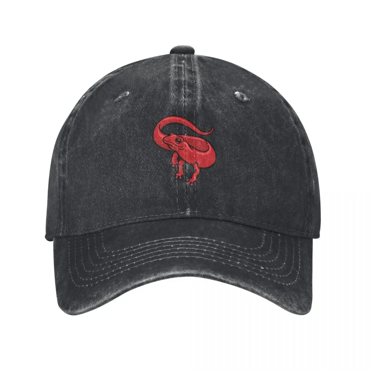 Cute Red Salamander Baseball Cap Beach Outing Trucker Hat beach hat Sun Hat For Children Women's 2024 Men's