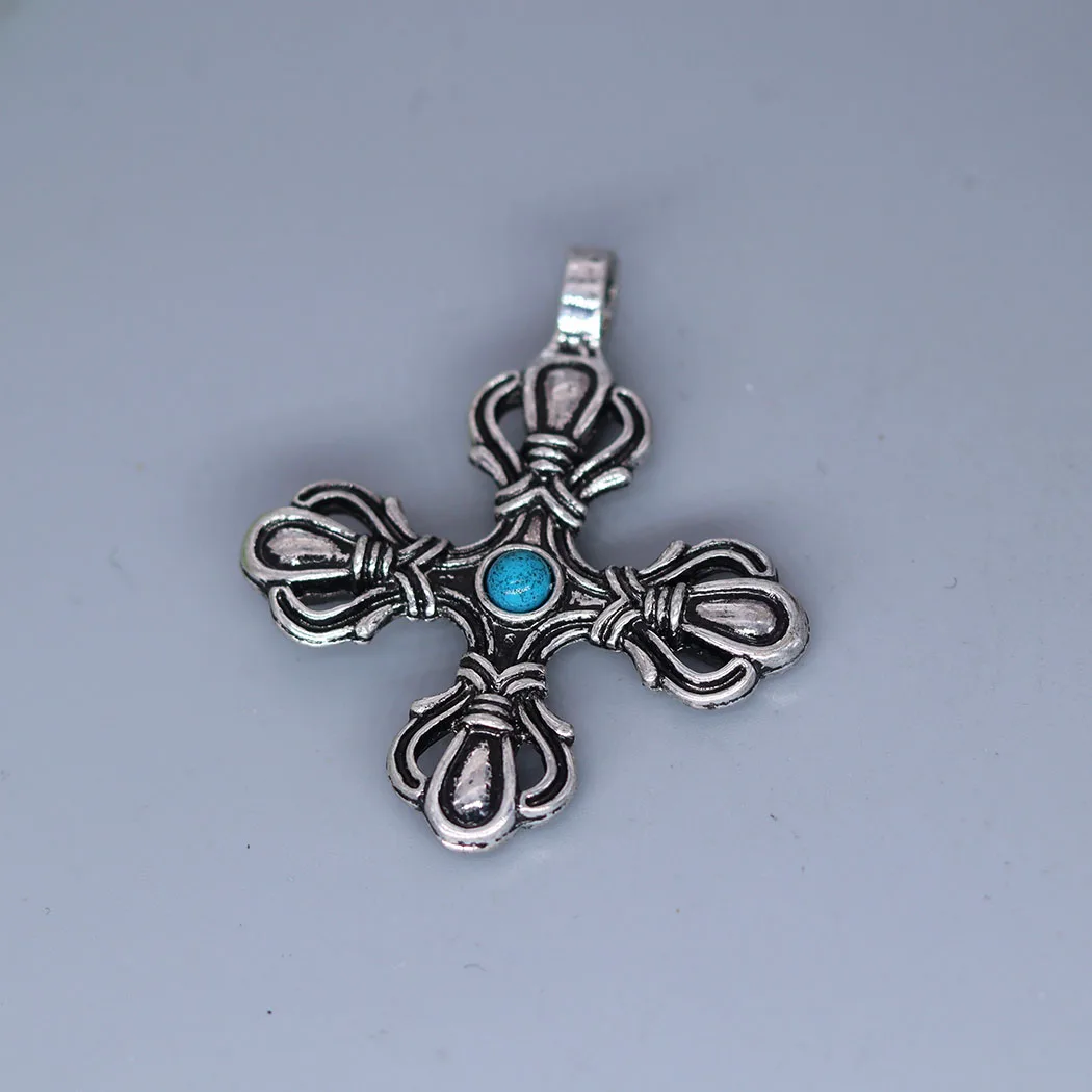 3Pcs/lot Norse Cross Viking Cross Norse Charm Pendant For DIY Necklace Earrings Handmade Jewelry Making