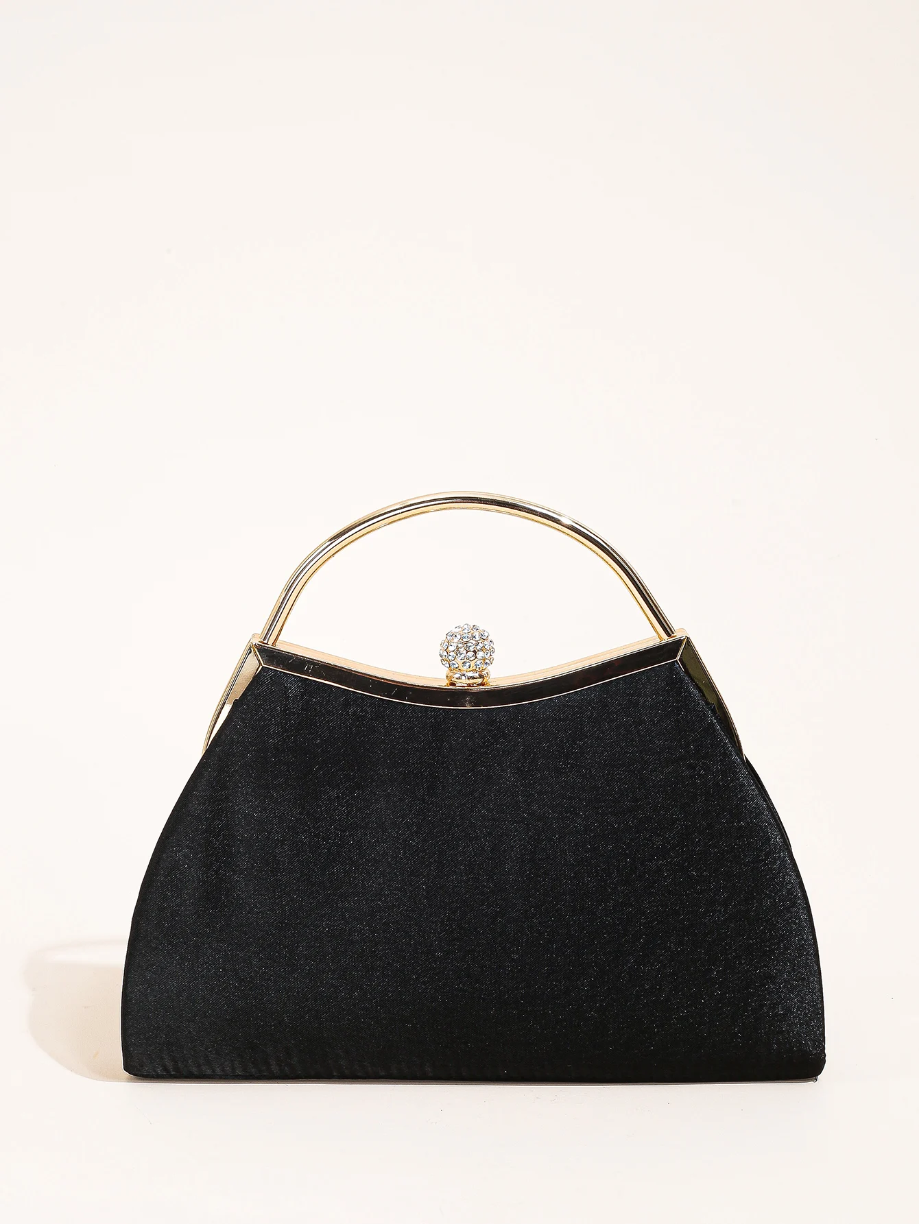 1 pc geraffte Abend tasche für Frauen, Top Ring Clutch Geldbörse, Strass Dekor Handtaschen für Hochzeit Abschluss ball Abendessen – Detail 33