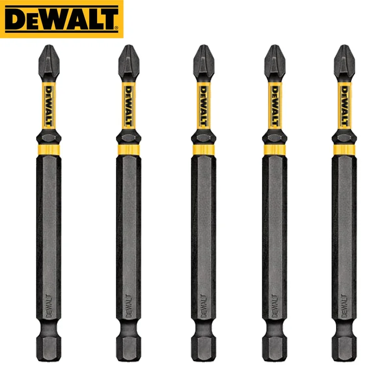 DEWALT 1/2-Inch Phillips IMPACT READY FlexTorq Bits Power Tools Accessory Drill Bit Set DWA3PH2IRB