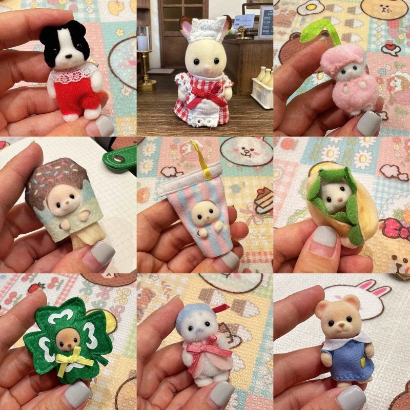 

Hot selling original Rare Original forest baby Cute Flocking Doll Single Baby Desktop Decoration Girl'S Birthday Gift Xmas Gifts