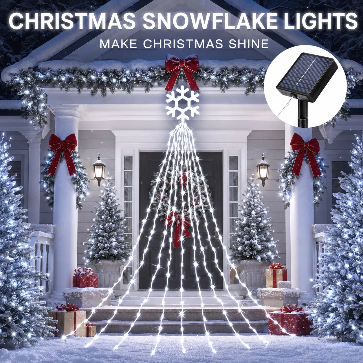 2-pecas-luzes-solares-em-cascata-floco-de-neve-200-leds-8-modos-de-piscar-decoracao-externa-para-Arvore-de-natal-jardim-e-feriados