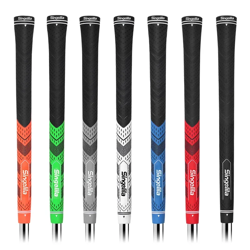 Golf universal club grip masculino feminino meio fio de algodão borracha antiderrapante, resistente ao desgaste e absorção de choque apertos de