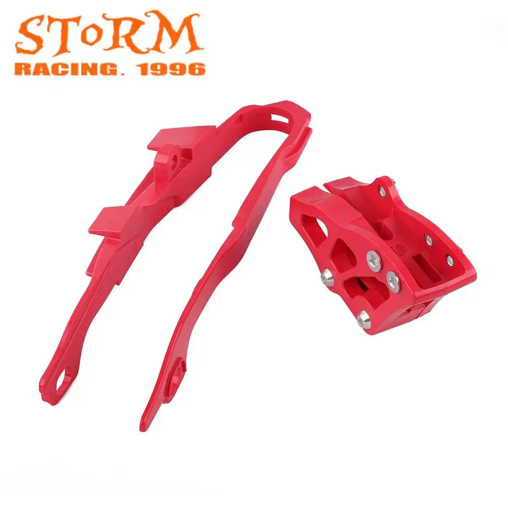 Motorcycle Parts Red Chain Slider Guide Guard Swingarm Slider Protector For HONDA CR125R CR250R CRF250R CRF450R CRF250X CRF450X