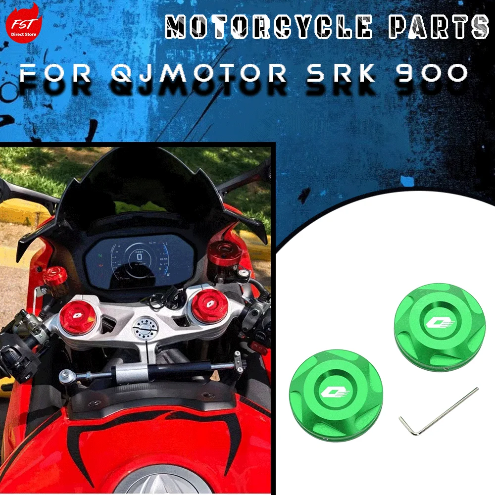 

Front Shock Absorber Decorative Cover & Suspension Adjustment Cap Modification Parts for QJMOTOR SRK 900