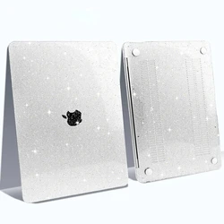 Glitter Crystal Clear Laptop Case for Macbook Air 13 M1 Chip A2337 M2 A2681 Pro 13 14 16 A2442 A2485 A2338 A1466 Accessories
