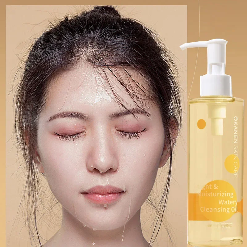 Light and water-permeable makeup remover mild soothing cleansing eyes lips and face 3-in-1 makeup remover oil  Skincare