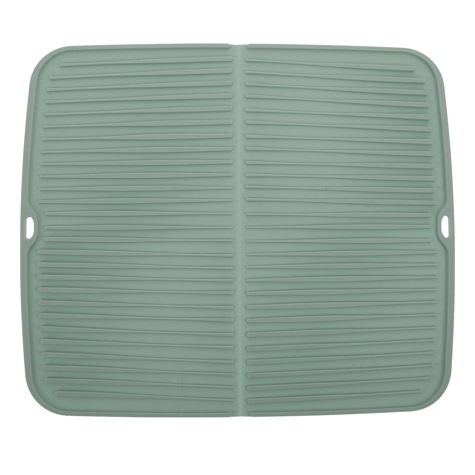 

Силиконовый коврик для сушки посуды (1 шт.), легко чистится и обслуживается, подходит для различных кухонных принадлежностей.