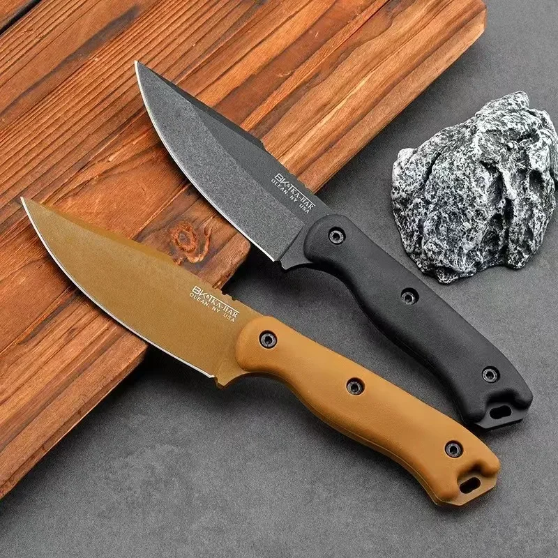 New Fixed Blade Knife Nylon Fiberglass Handle Wilderness  Survival Knife EDC Outdoor Camping Tools Kydex Sheath