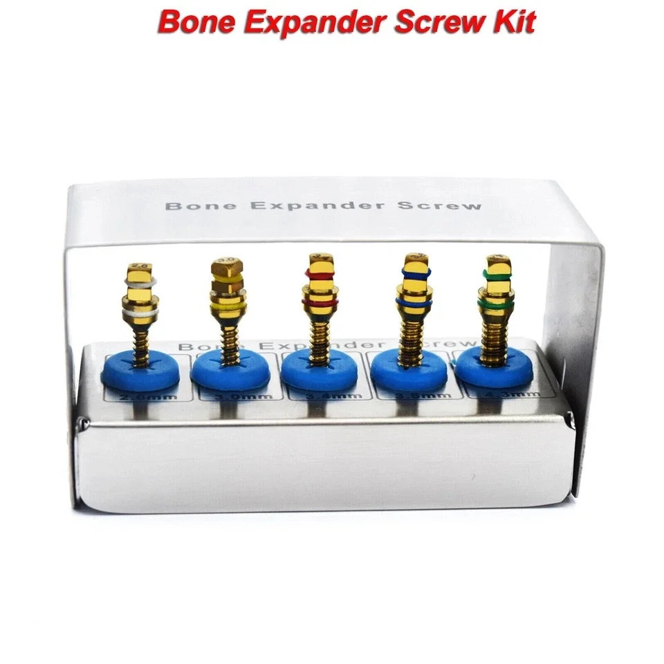 Dental Bone Compression & Expander Screws Kit Implant Sinus Lift Tools  Drill Expand Tool