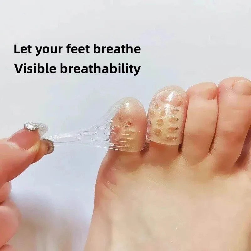 Breathable Waterproof Silicone Toe Protectors Anti-wear Caps Front Foot Pad Finger Gloves Anti-slip Protection for Running